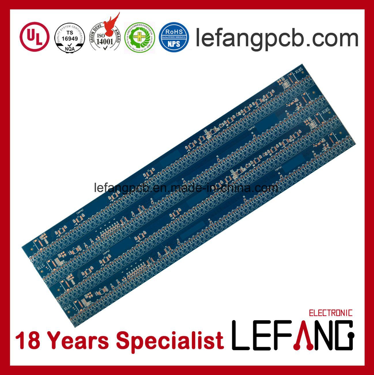 94V0 Circuit Board PCB for LED Lighting 18 Years Experience