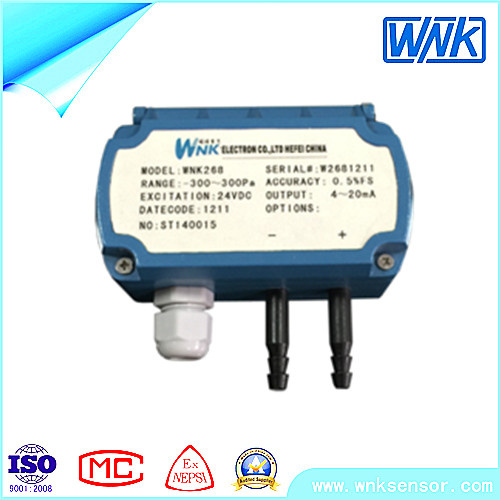 4-20mA Low Differential Pressure Transmitter with Selectable Ranges