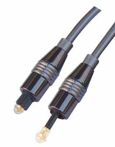 Grey Color Metal Toslink Optical Fiber Audiocable
