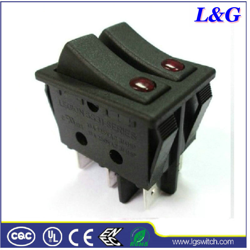 4 Pin 16A 2 Position Toggle Rocker Switch (SS31)