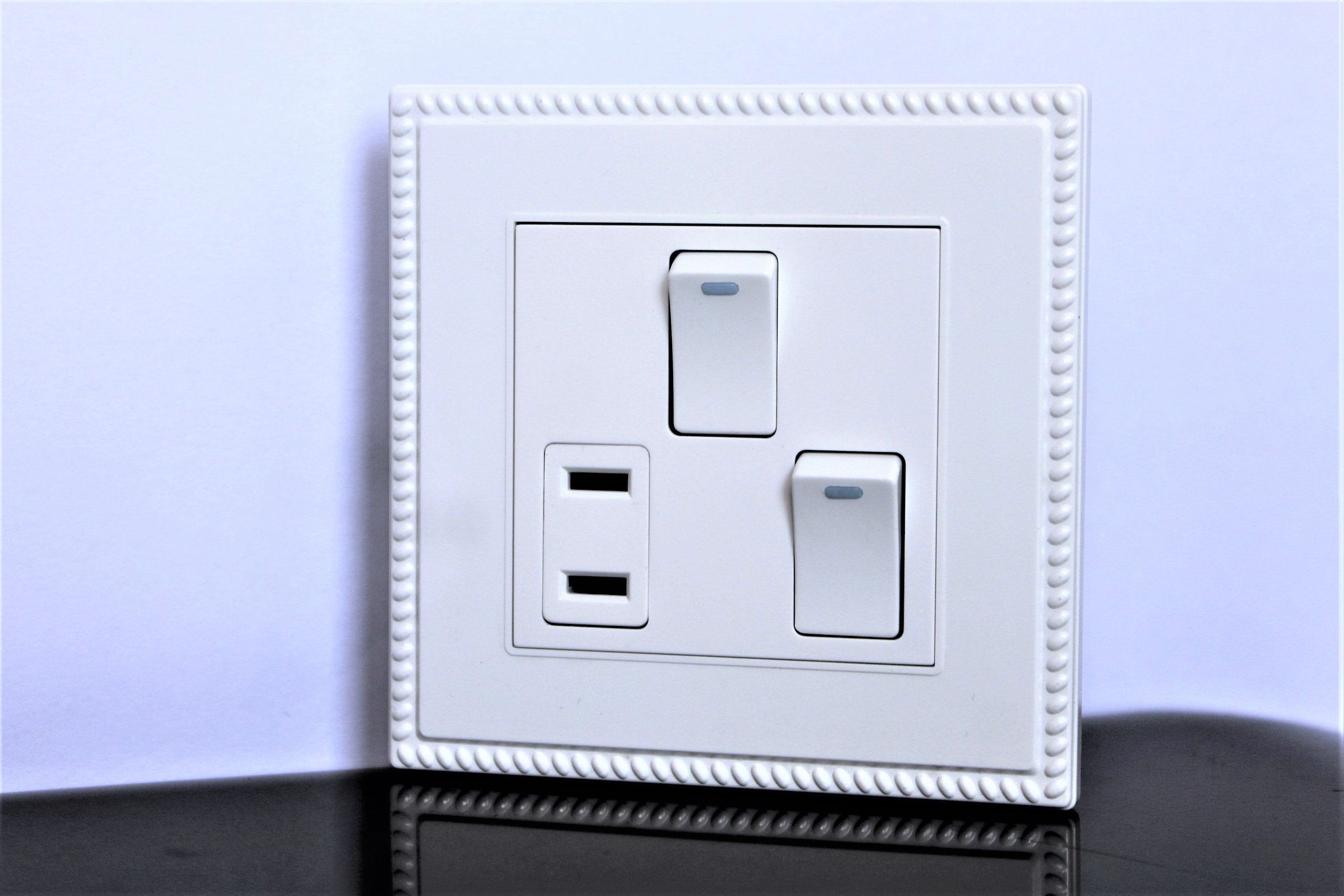 Wall Switch Socket 2g 1W 1 Socket