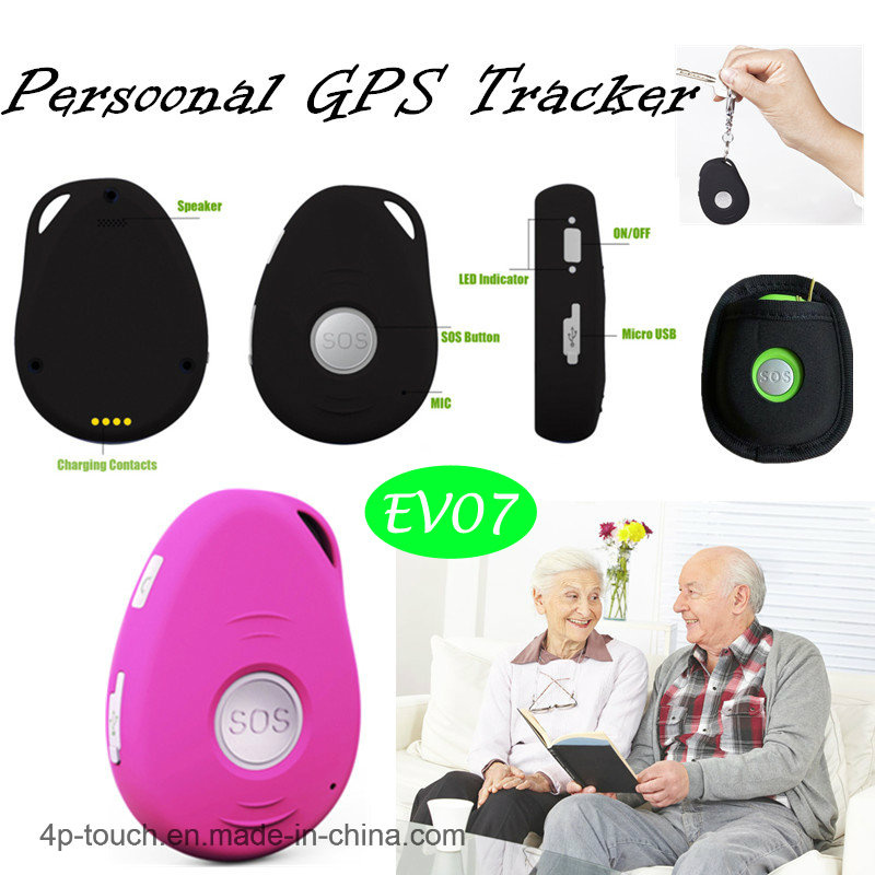 Hot Waterproof IP66 Personal GPS Tracker with Sos Button (EV-07)