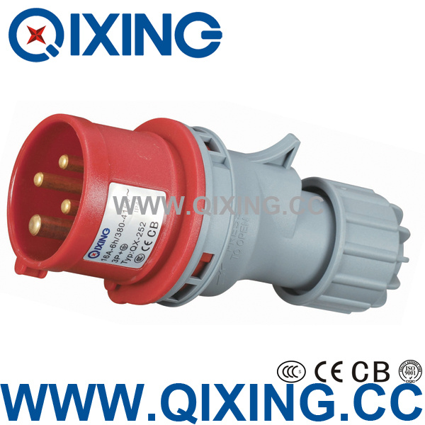 3 Phase Mobile Male Plug for CE Certification (QX-252)