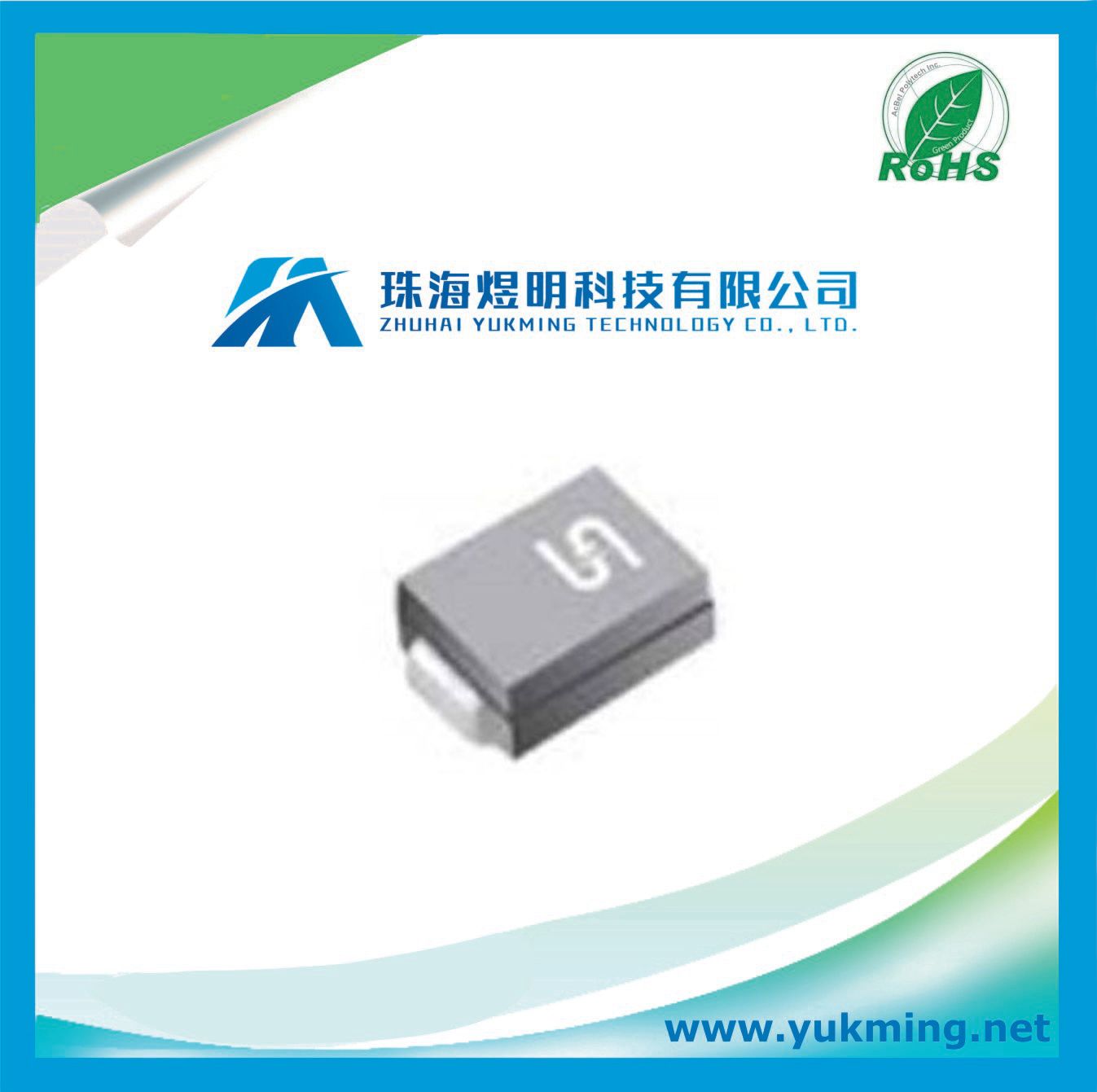 Surface Mount Schottky Barrier Rectifier Diode Ss16