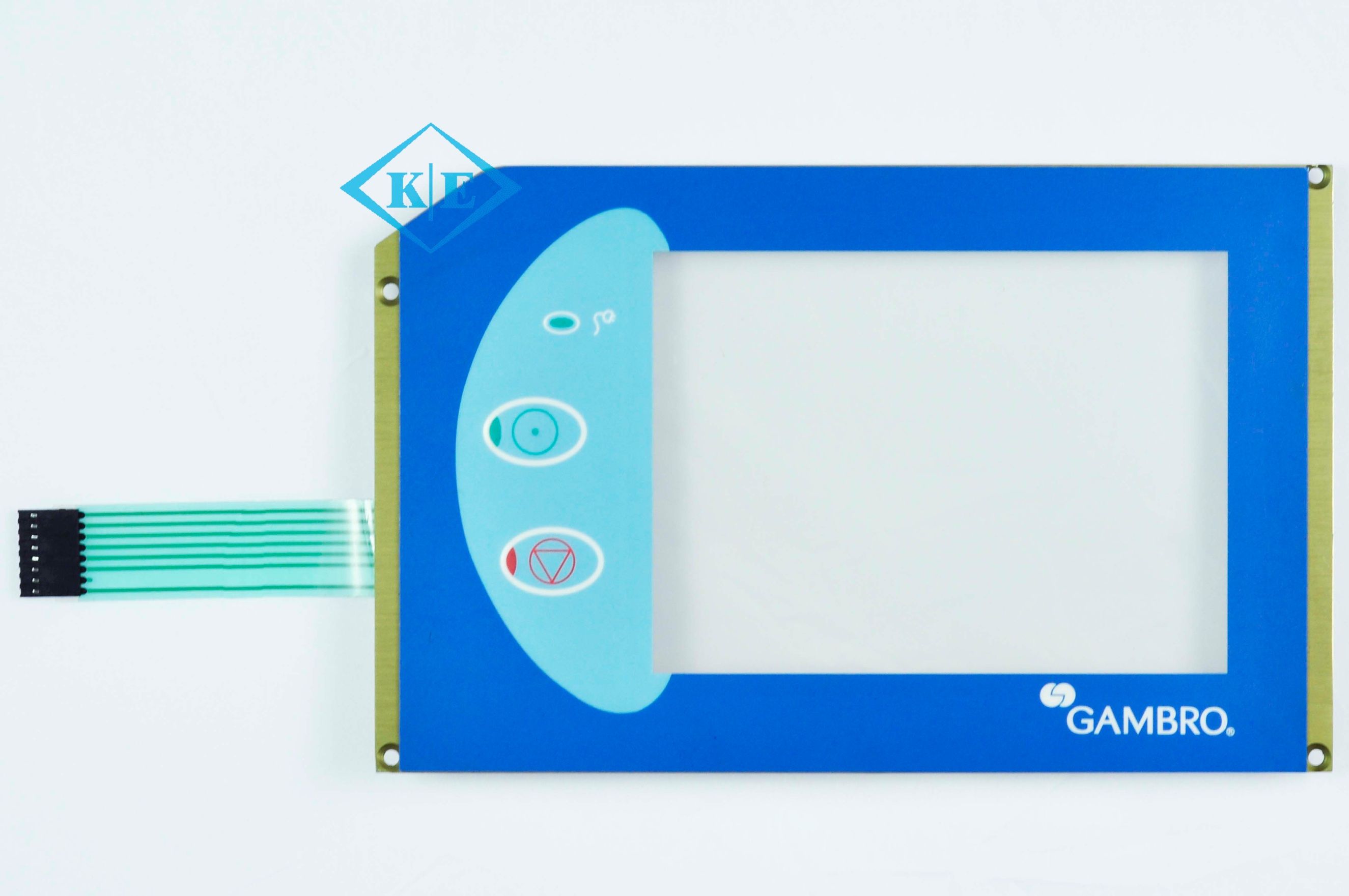 OEM Membrane Pet Circuit Assembled with Aluminum Back Panel for Entertainment