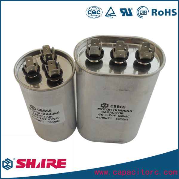Wholesale Round Aluminum Shell Oil Filled Cbb65 Mpp Capacitor AC Motor Run Capacitor