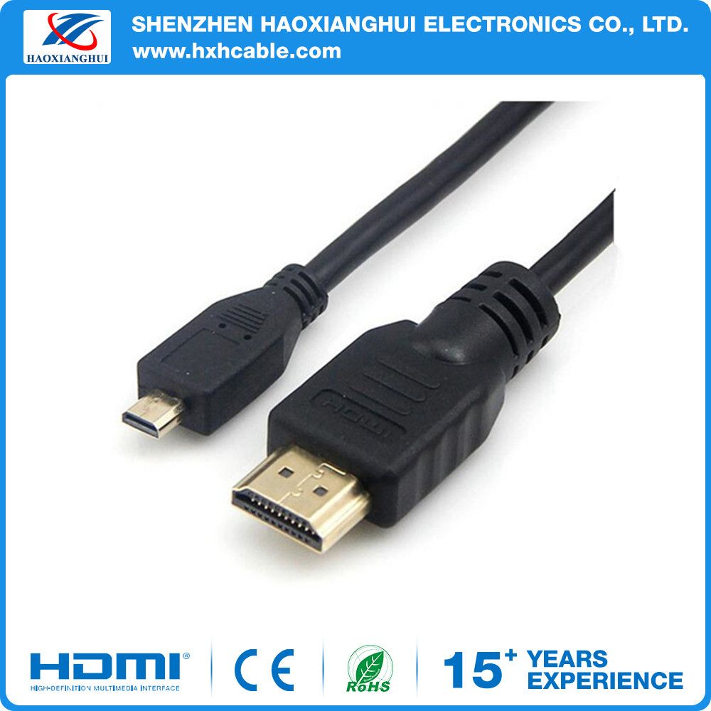 HDMI to Micro HDMI Cable V1.4 Gold-Plating Adapter Converter