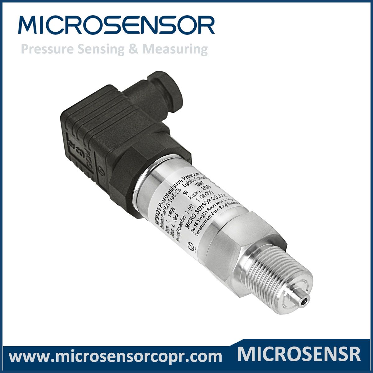 Intrinsic Safe IP65 Pressure Transmitter Mpm489