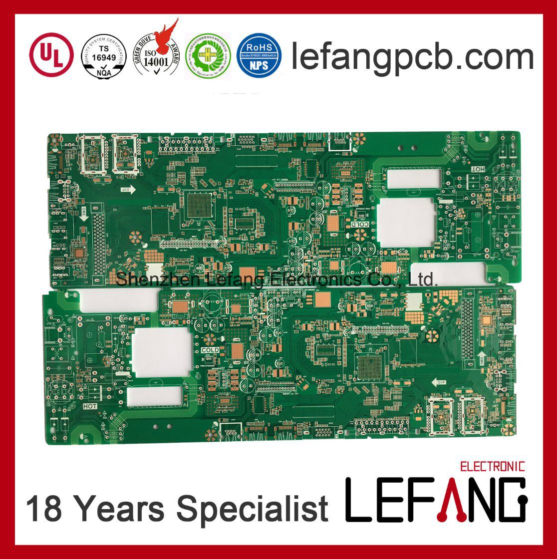 Security Displayer Screen PCB Circuit Board Supplier