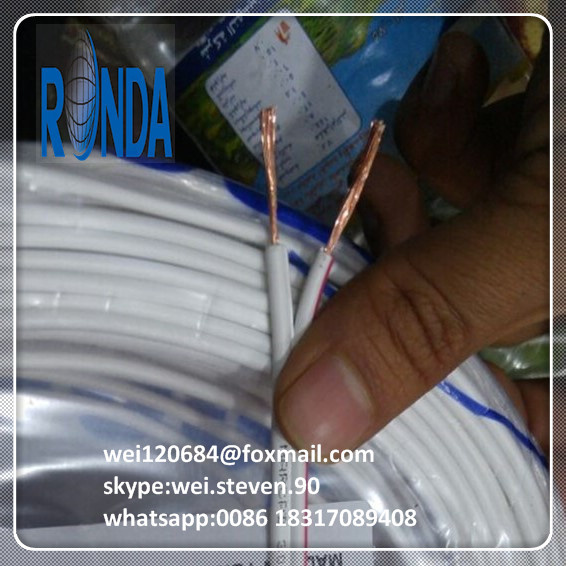 PVC Insulated Twin Flat Copper Electrical Wire