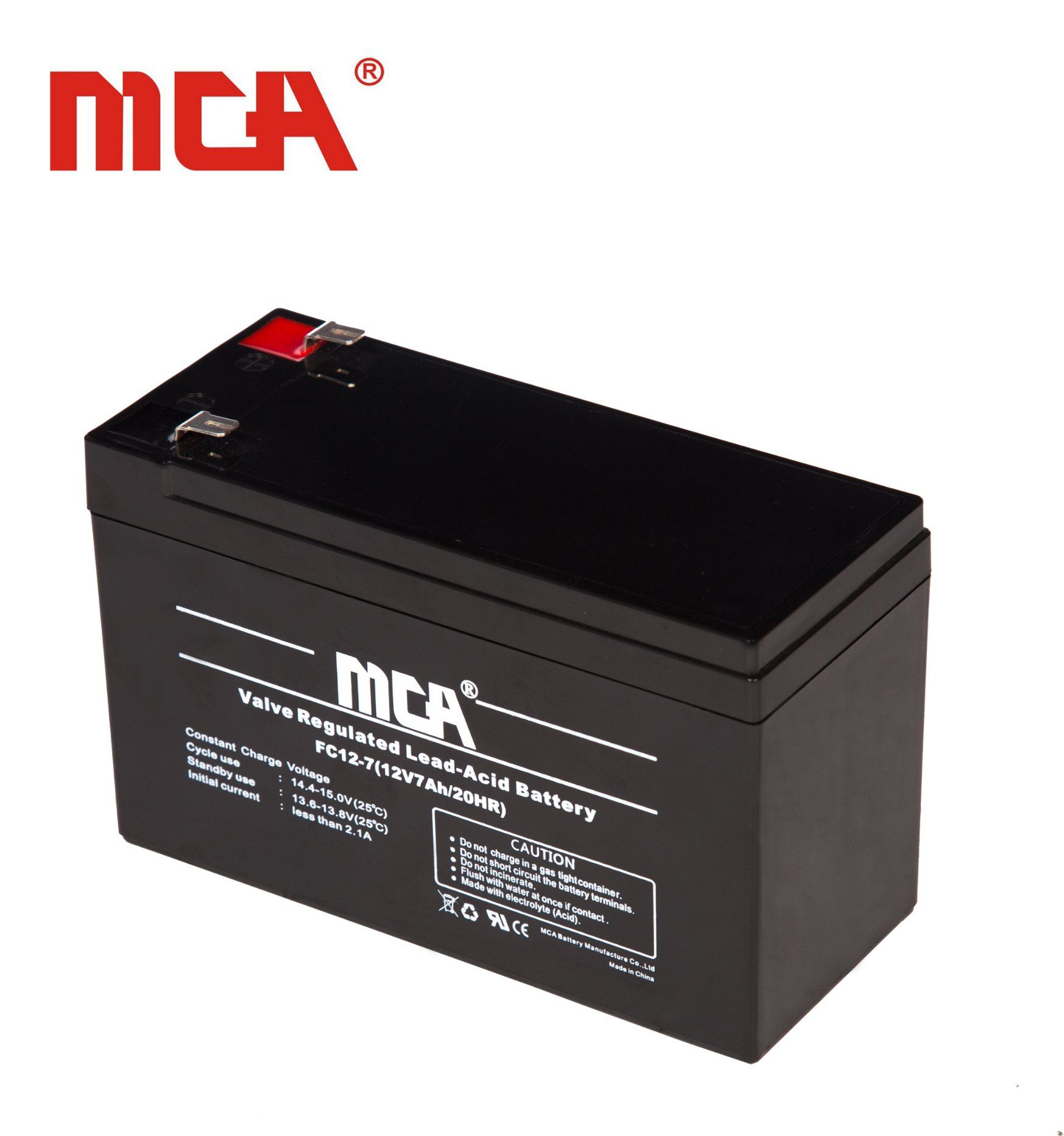 Good Quality VRLA AGM UPS Battery 12V 7ah