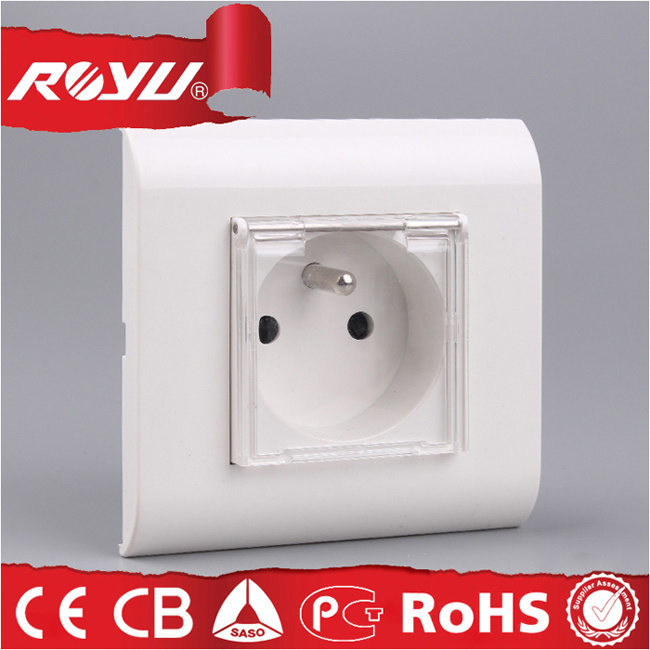 CB Certificate Waterproof Cover 16A French Wall Socket