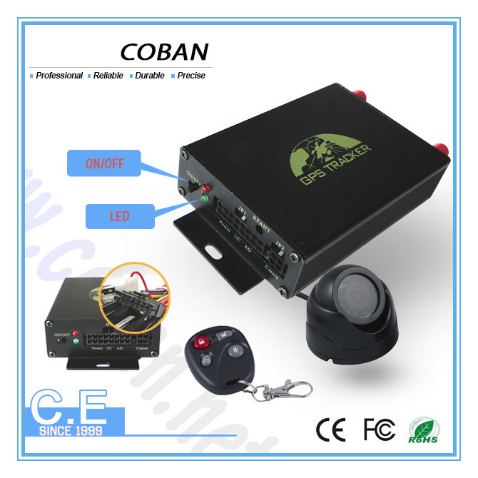 Coban Car Alarm GPS Vehicle Tracker Tk105 with Camera/Temperature Sensor