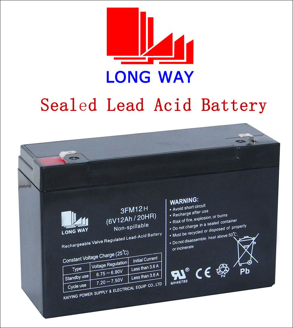 6V12 Hr Series Storage Battery High Power Battery
