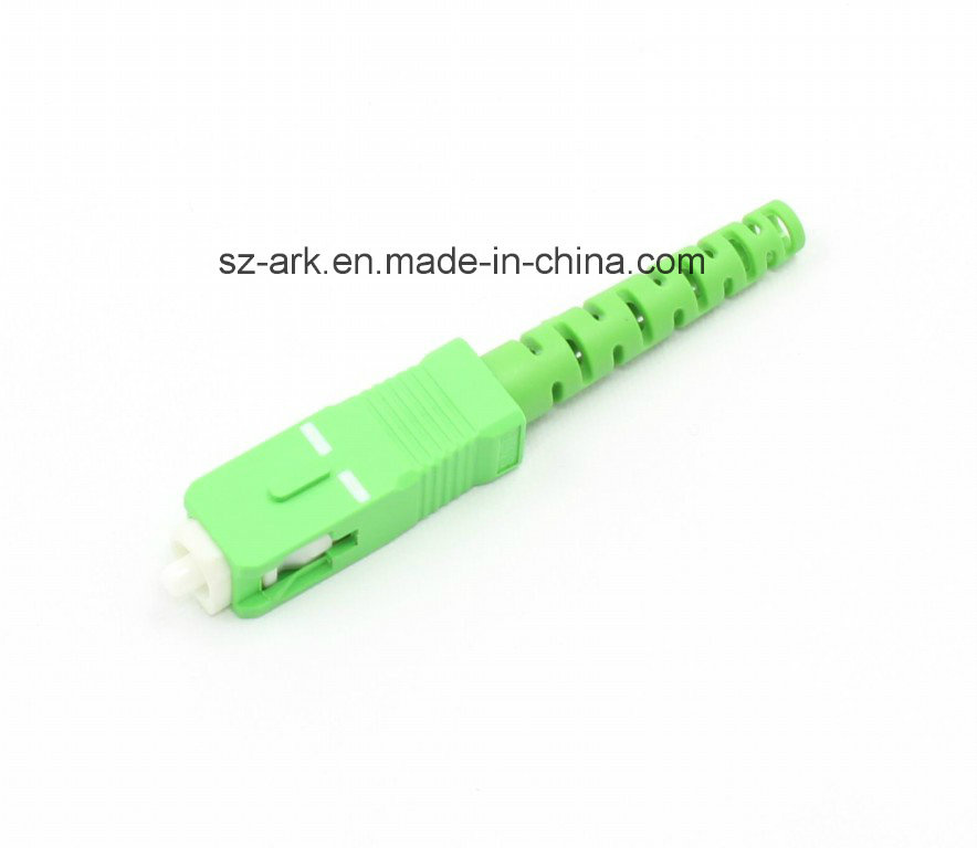 Sc/APC Siglemode Simplex Optic Fiber Connector