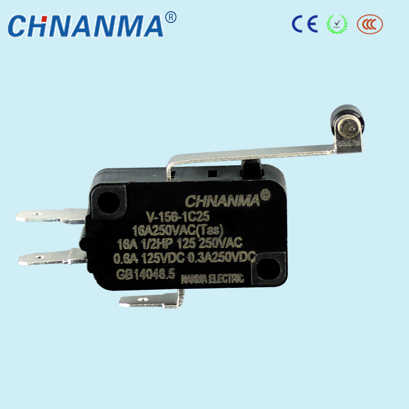 Long Roller Lever Micro Switch 5A 10A 16A 125/250VAC