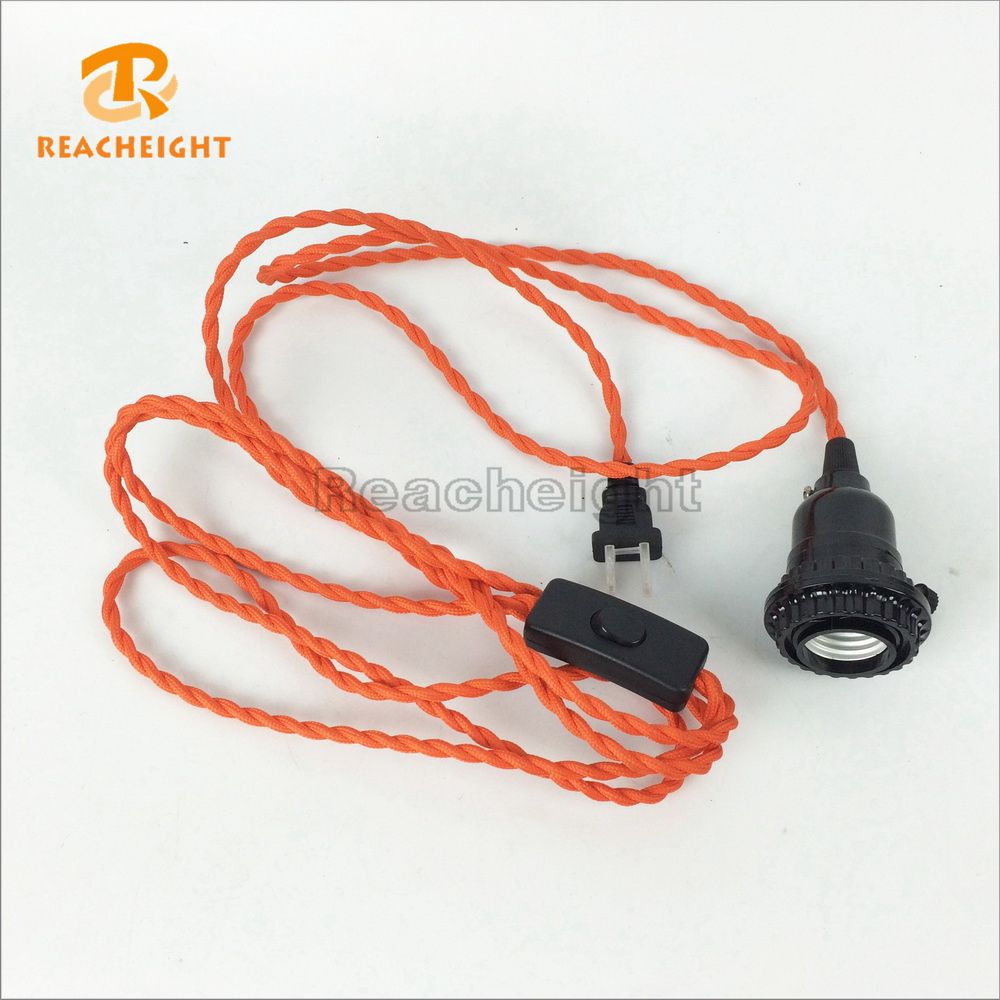 UL 2 Pin Plug Cord Set for Pendant Lamp