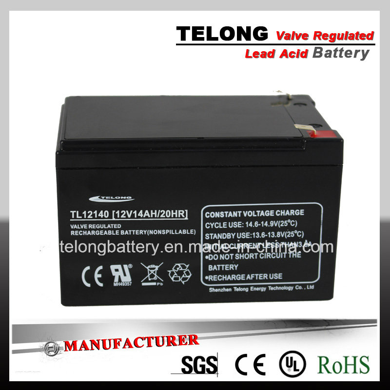 12V14ah Mf Rechargeable Lead Acid Battery for UPS E-Bike E-Car