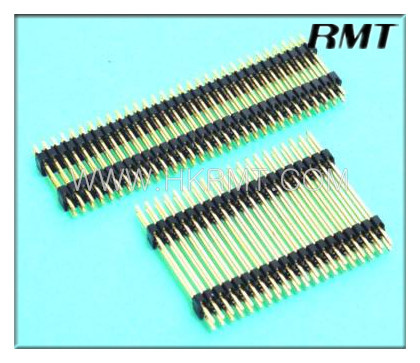 Pin Header 1.27 Double Double Plastic 180 Degree