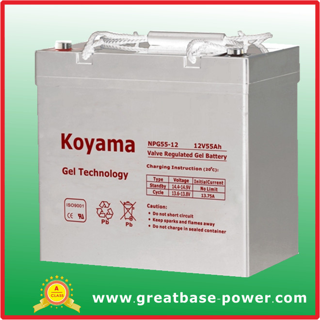 Super Quality 12V Hybrid Gel Back up Battery 55ah