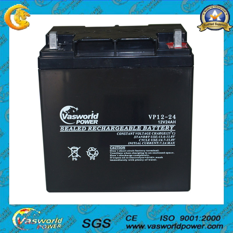 DIN Standard 12V24ah AGM Lead Acid Battery