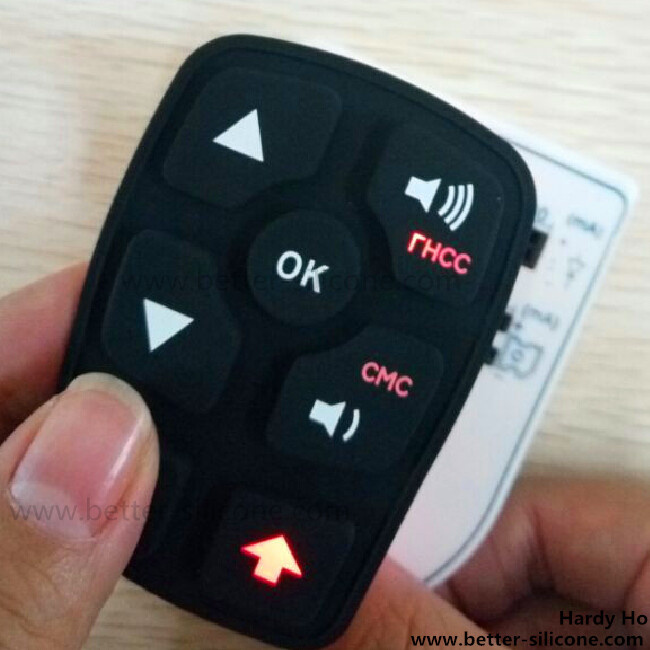 Customize Elastomer Plastic Silicone Rubber Laser Etching Keypad