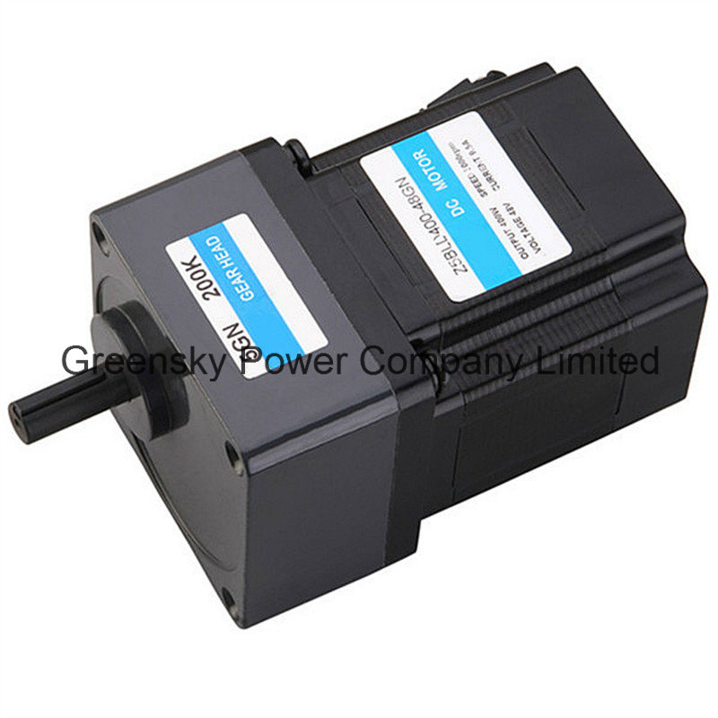 0.3kw High Power 48V Low Voltage Max0.75A DC Gear Motor