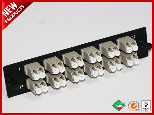 LC mm Beige Duplex Optical Adapter Strips