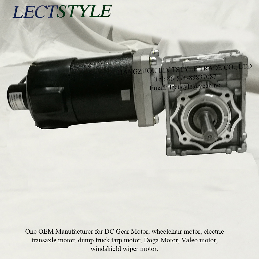 24V 35rpm Permanent Magnet DC Right Angle Gear Motor