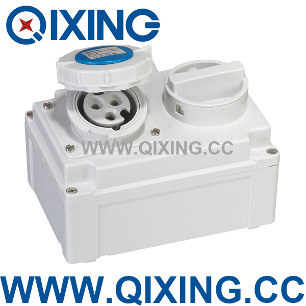 Cee Socket with Switches and Mechanical Interlock (QX7278)
