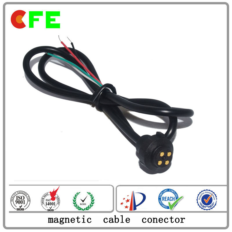 4pin Pogo Pin Cable Connector for Lampblack Machine