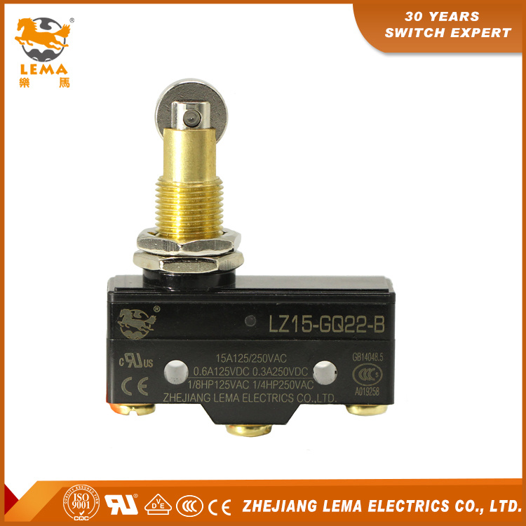 Factory Directly Sale Lz15-Gq22-B Panel Mount Long Plunger Micro Switch