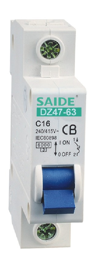 Dz47-63 High Breaking Capacity MCB