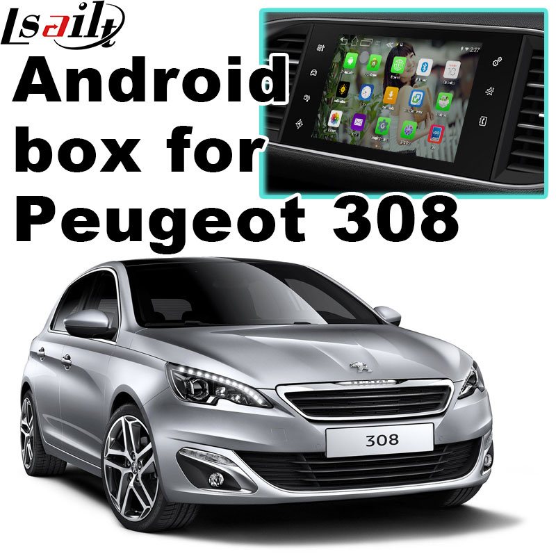 Android GPS Navigation Box for Peugeot 308 Mrn Smeg+ Video Interface