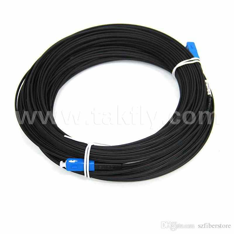 Black Single Core Fiber Optic Drop Cable/Optical Cable