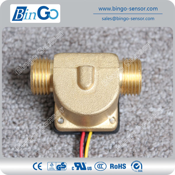 Low Price Quick Connection and Threading Brass Water Flow Sensor, Water Flow Sensor