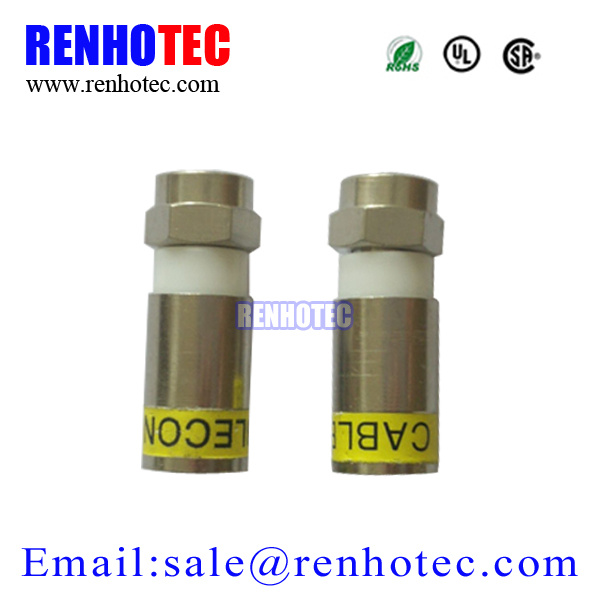 Copper Ppc Ex6xl F Connectors for RG6