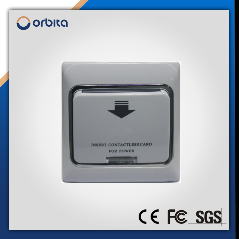 RF Card Sensor Wall Mount or Socket 86mmx86mm Hotel Power Card Switch for Hotel Set