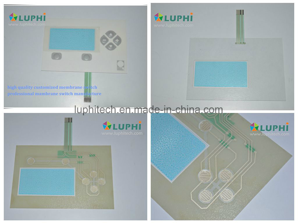 Customized Control Keypad Electrical Membrane Switch with Polydome