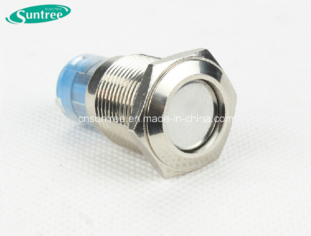 Diameter 19mm Waterproof Push Button Switch