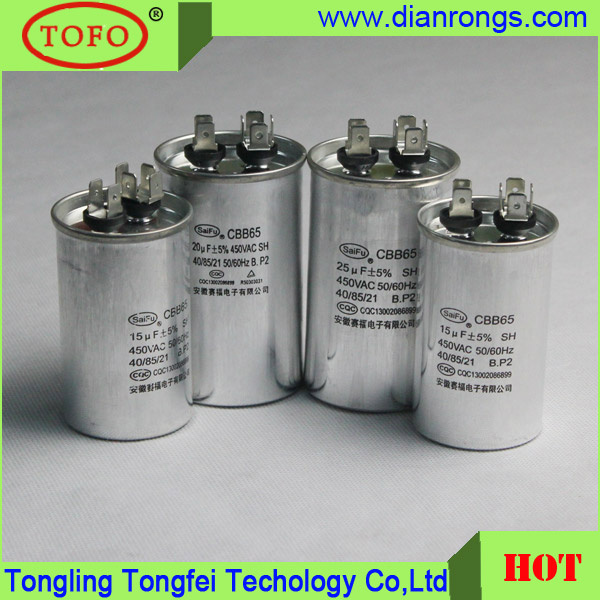 Cbb65 50-60Hz AC Capacitor 30UF
