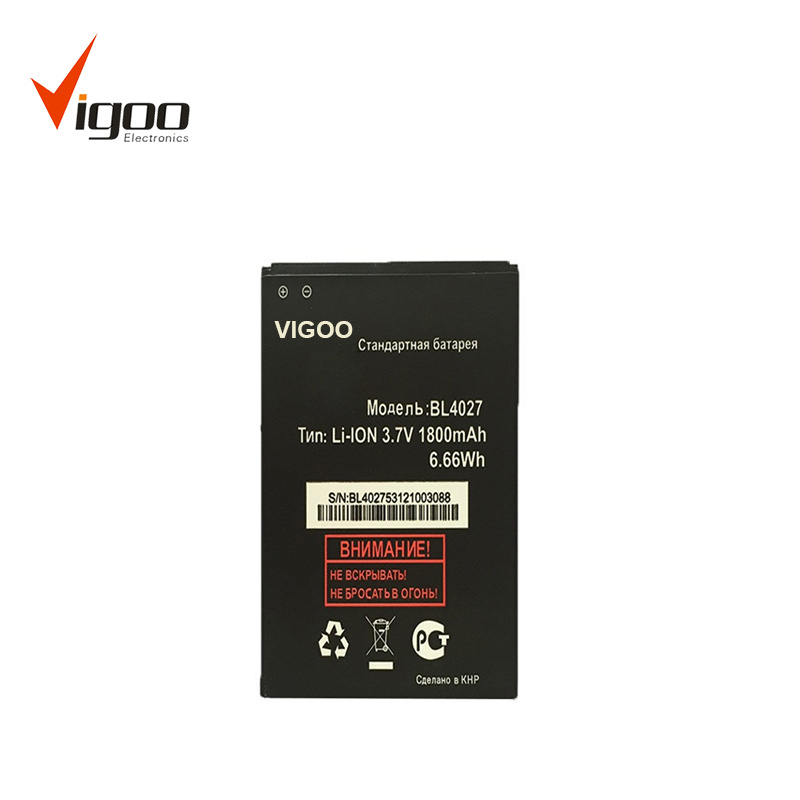 Factory Price Li-ion Cell Phone Mobile Battery Bl4027 for Fly