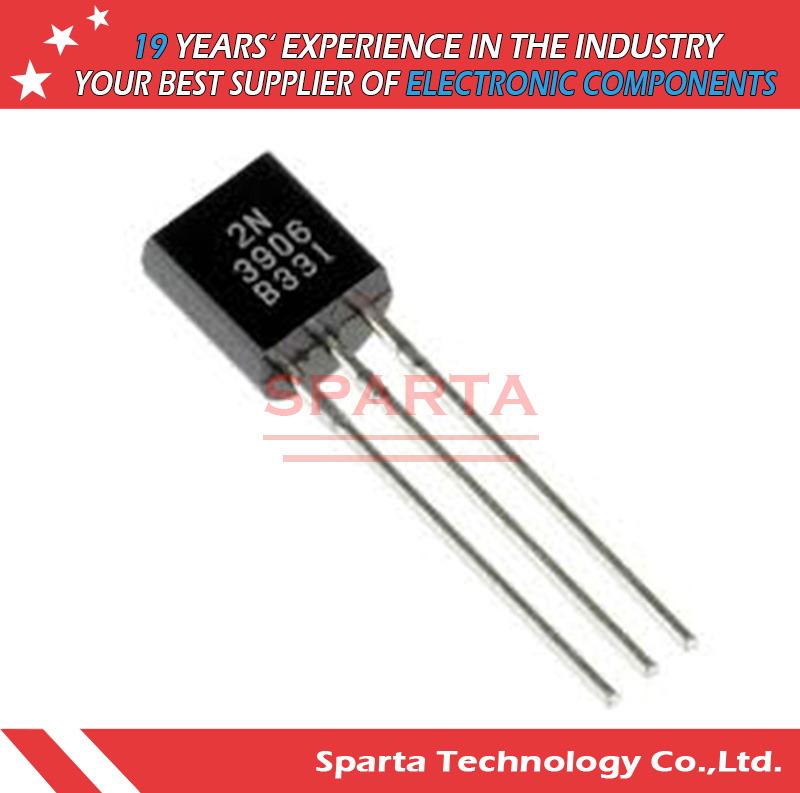 2n3906 to-92 PNP Bipolar Automotive 3-Pin Transistor