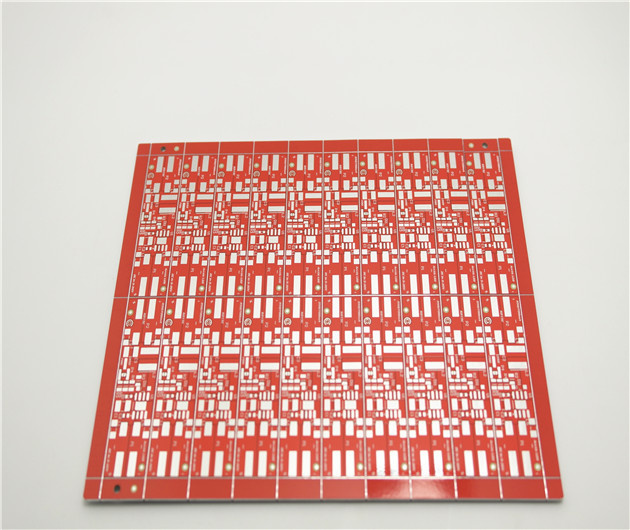 Fast Turn Single Sided PCB for LED with Red Surface