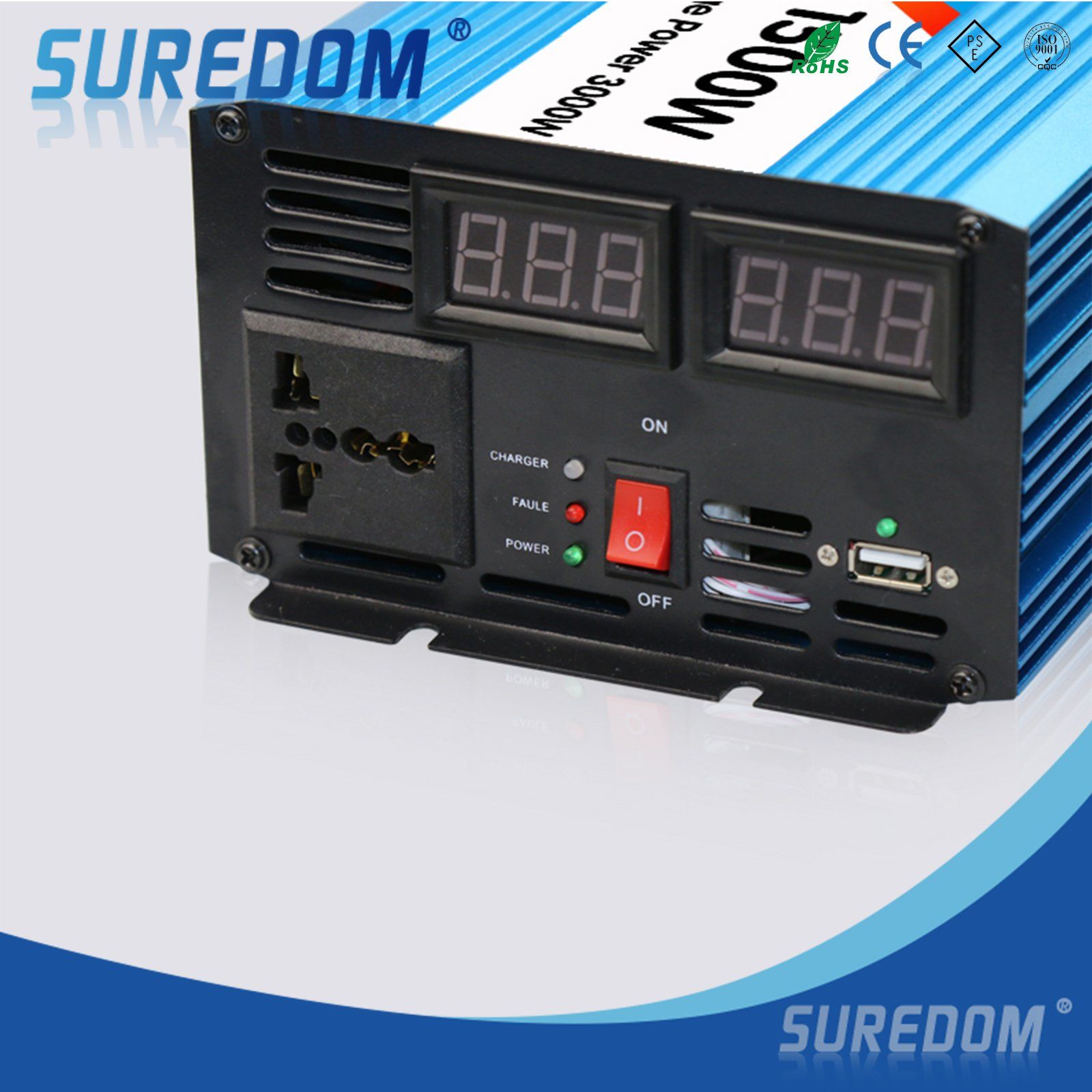 OEM DC AC off Grid 1500W Pure Car Power Inverter