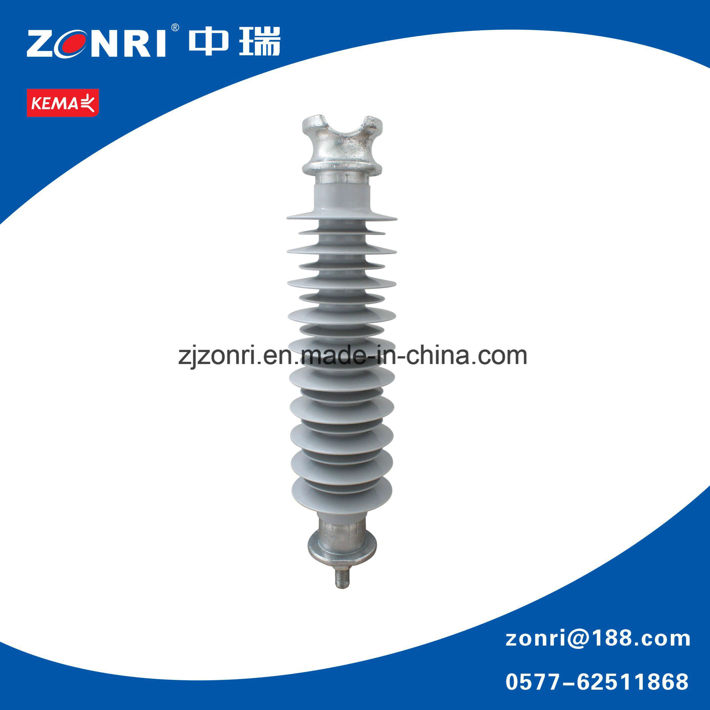 Export Hv 11kv-33kv Pin Type Composite Insulator for Transmission