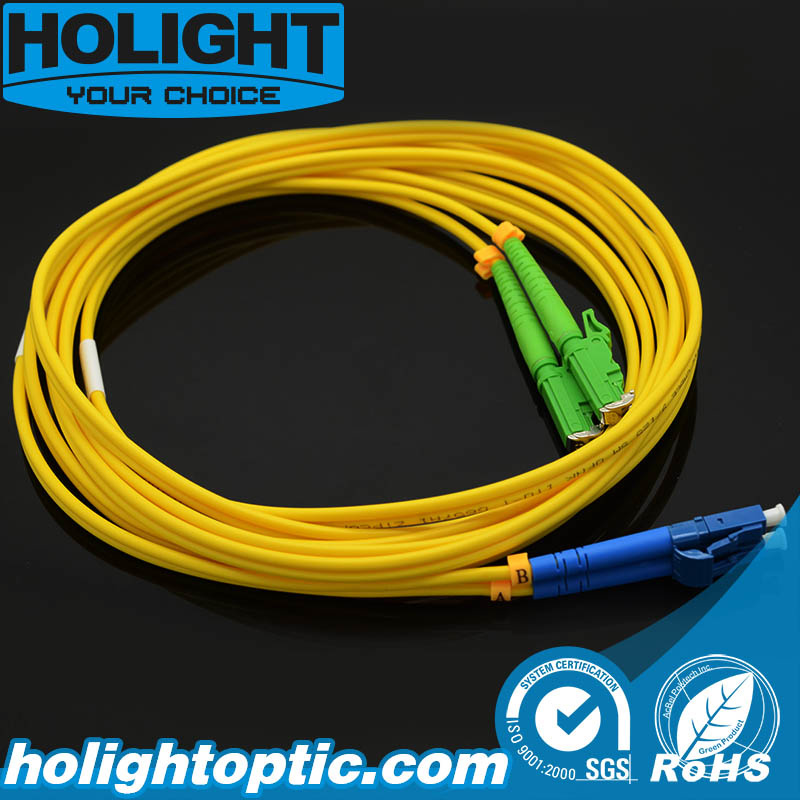 LC to E2000 APC Fiber Optic Patchcord