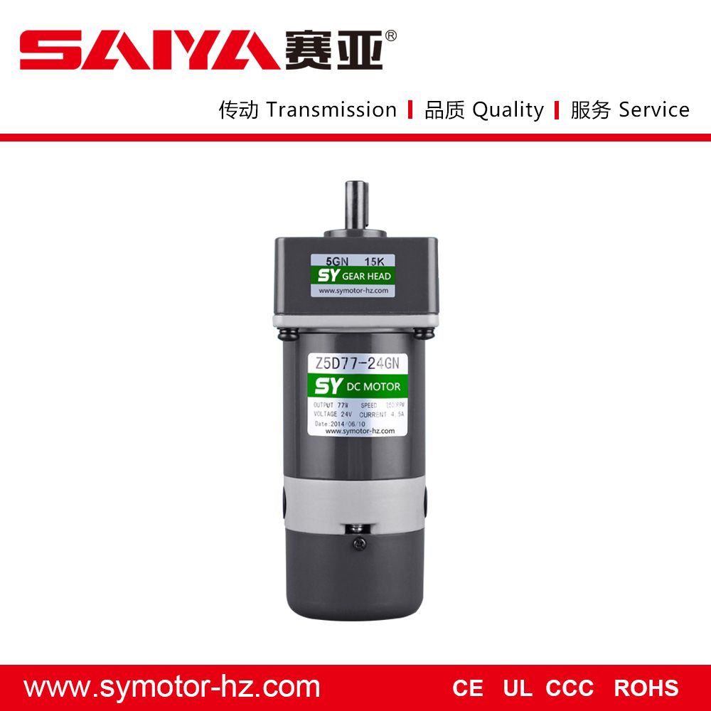 90W 12V, 24V, 90V Mirco DC Gear Motor Asynchronous Motor