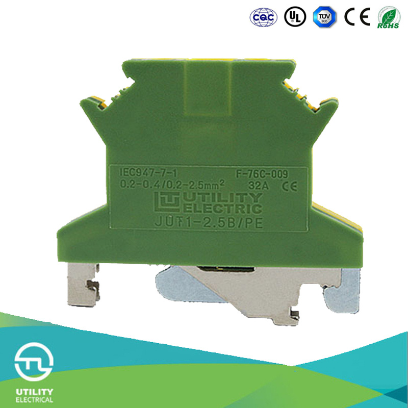 2.5mm2 Earth PA66 Vo Terminal Block Connector