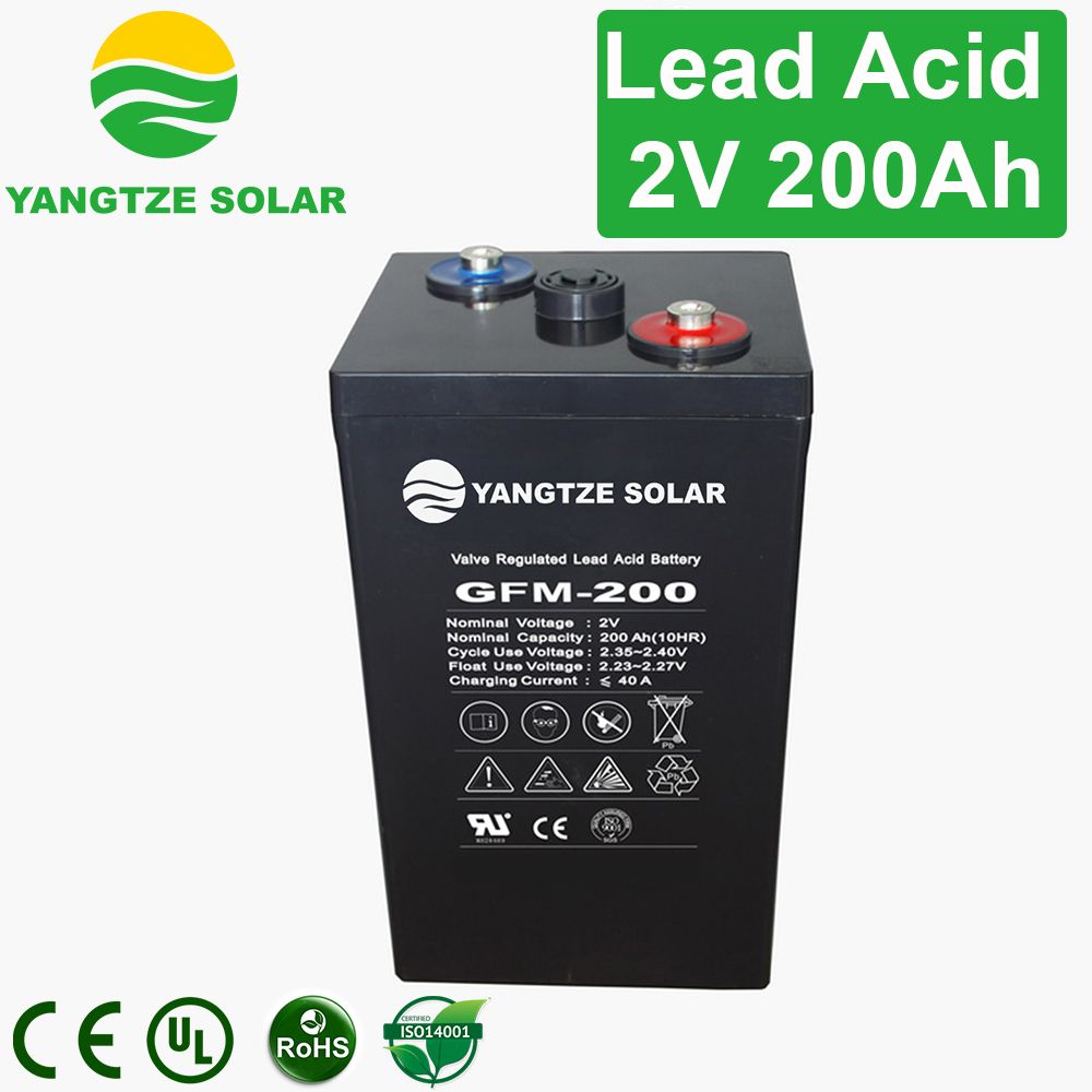 2 Volt 200ah Lead Acid Solar Battery/Batteries